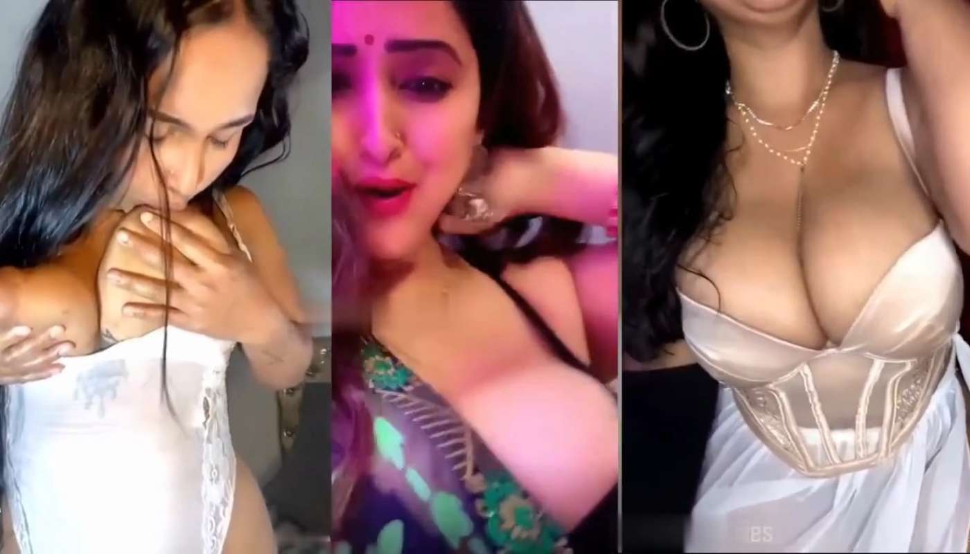 Sanjana Deep Cleavage Show on Tango Live 12