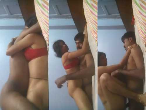 Bhatiji ke sadi ke din Red bra aunty ne pati ke sath kiya Jamke chudai