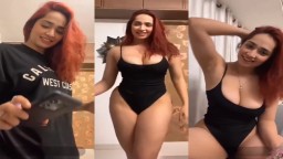 Aditi Mistry Viral Black Swim Suit Huge Glutes Show 1