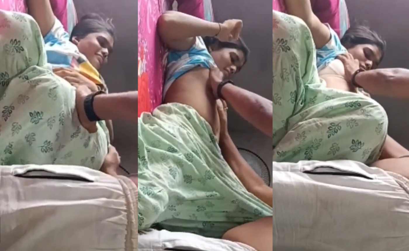 Gaon ki Nili Dress Bali Ladki Ko Bistar Main Letake Pant Utarke Uski Chut Mari