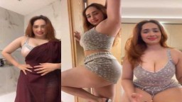Aditi Mistry Gets Naughty with Huge Boobs saree live In HD