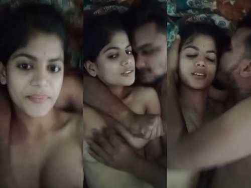 Horny Desi lover nude romance and fucking MMS