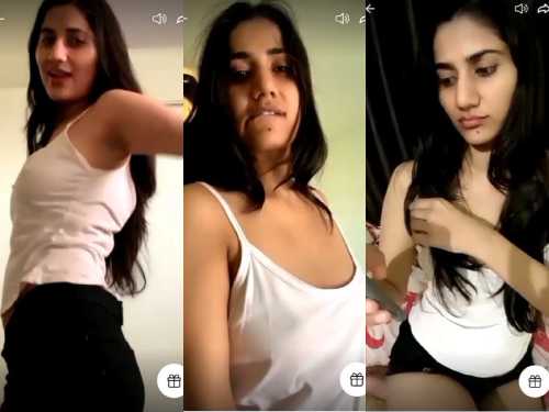 Tango Desi Babe Pressing Boobs On Video Call