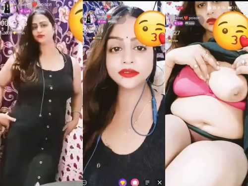 Tango MILF Sweet Poison Shoow Tits On LIve With Face