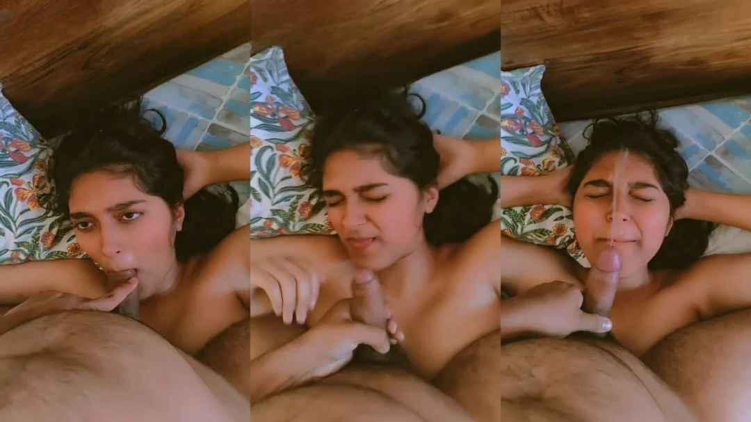 Nangi Ladki Ne Lund Chus Ke Muh Par Maal Liya