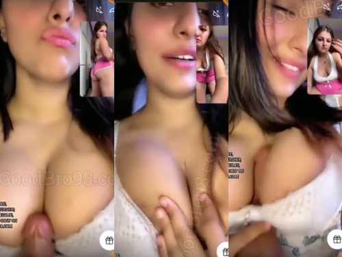 Tango Model Mega Cleavage Nude Show