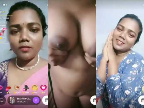 Elizabeth Queen Telugu aka Sruthi Showing Boobs & Pussy on Tango Live with Face