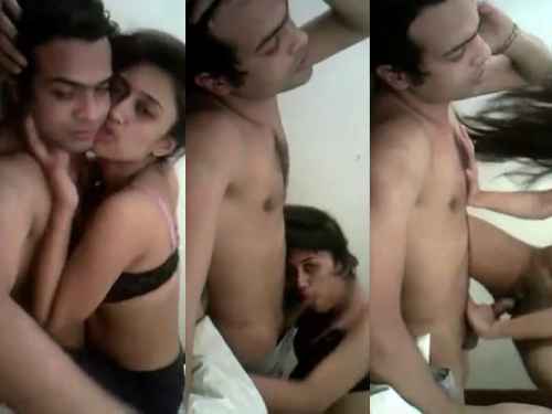 Seduced girlfriend lund suck karke cock ride kar rahi hai