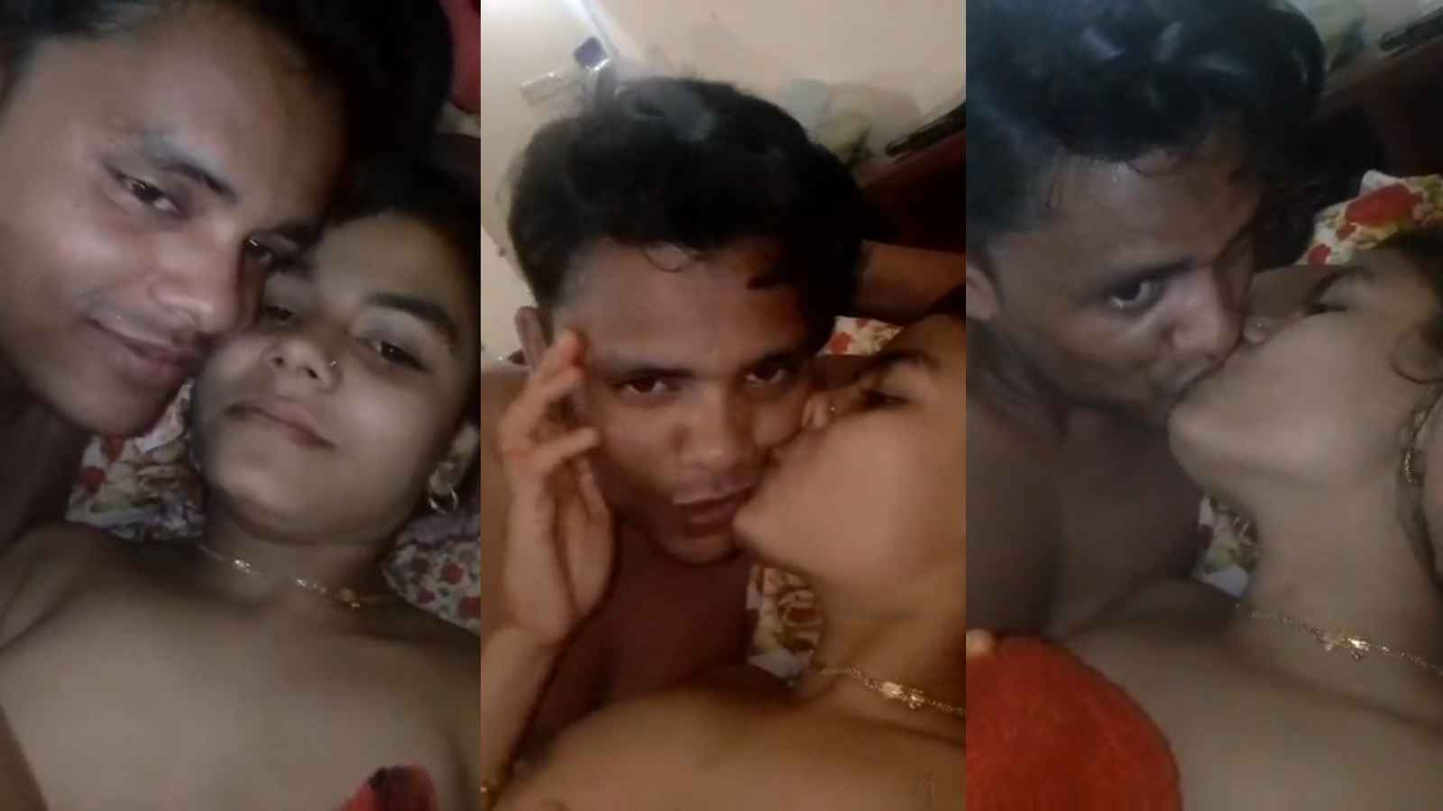 Desi Pati Sex Ke Bad Apni Dubli Nangi Patni Ki Chummi Lete Huia
