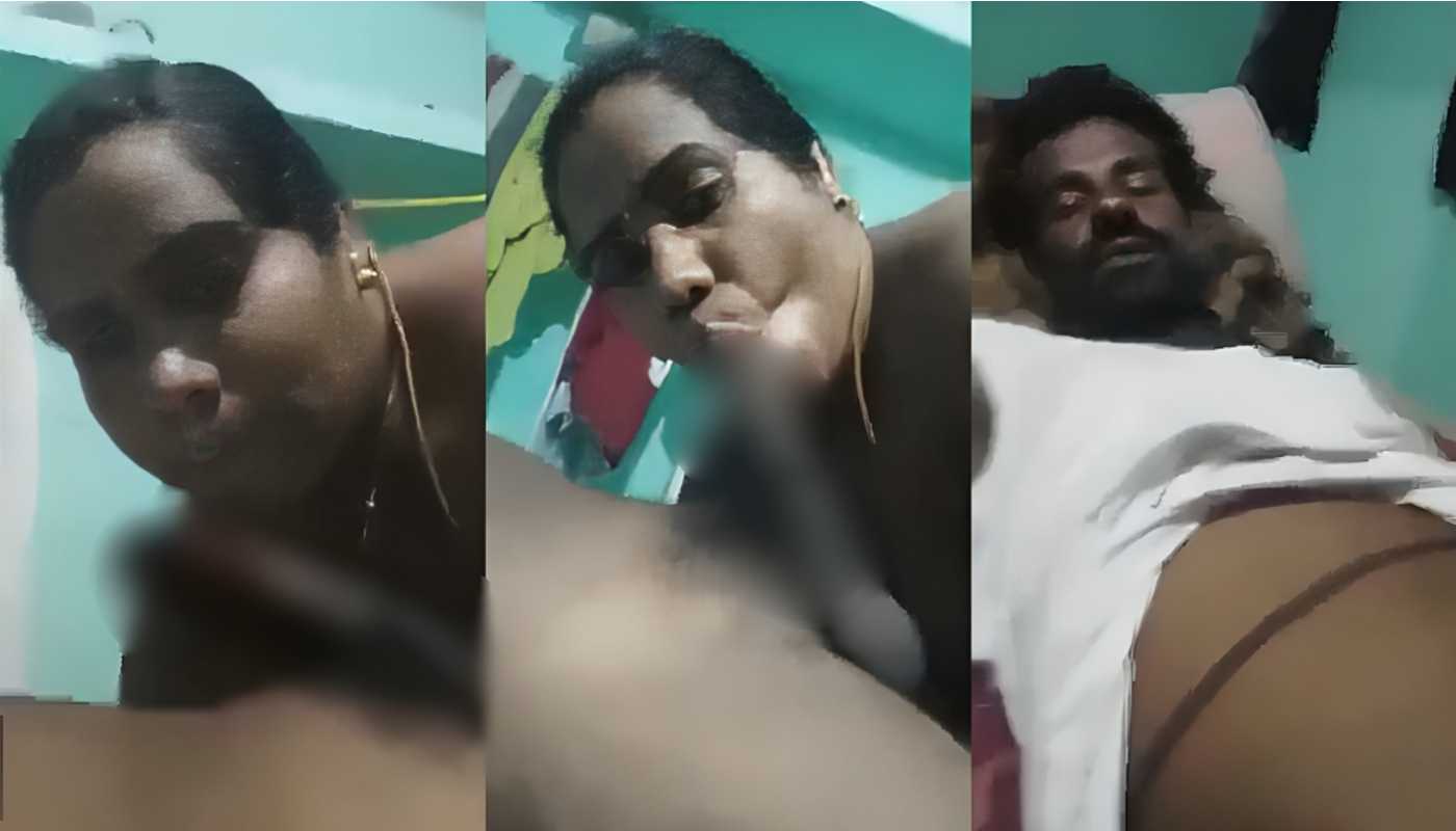 Desi gaon Ki Tamil Bhabhi ne Apne Pati Ka Lamba Kala Dick Aur Testicles Chusa