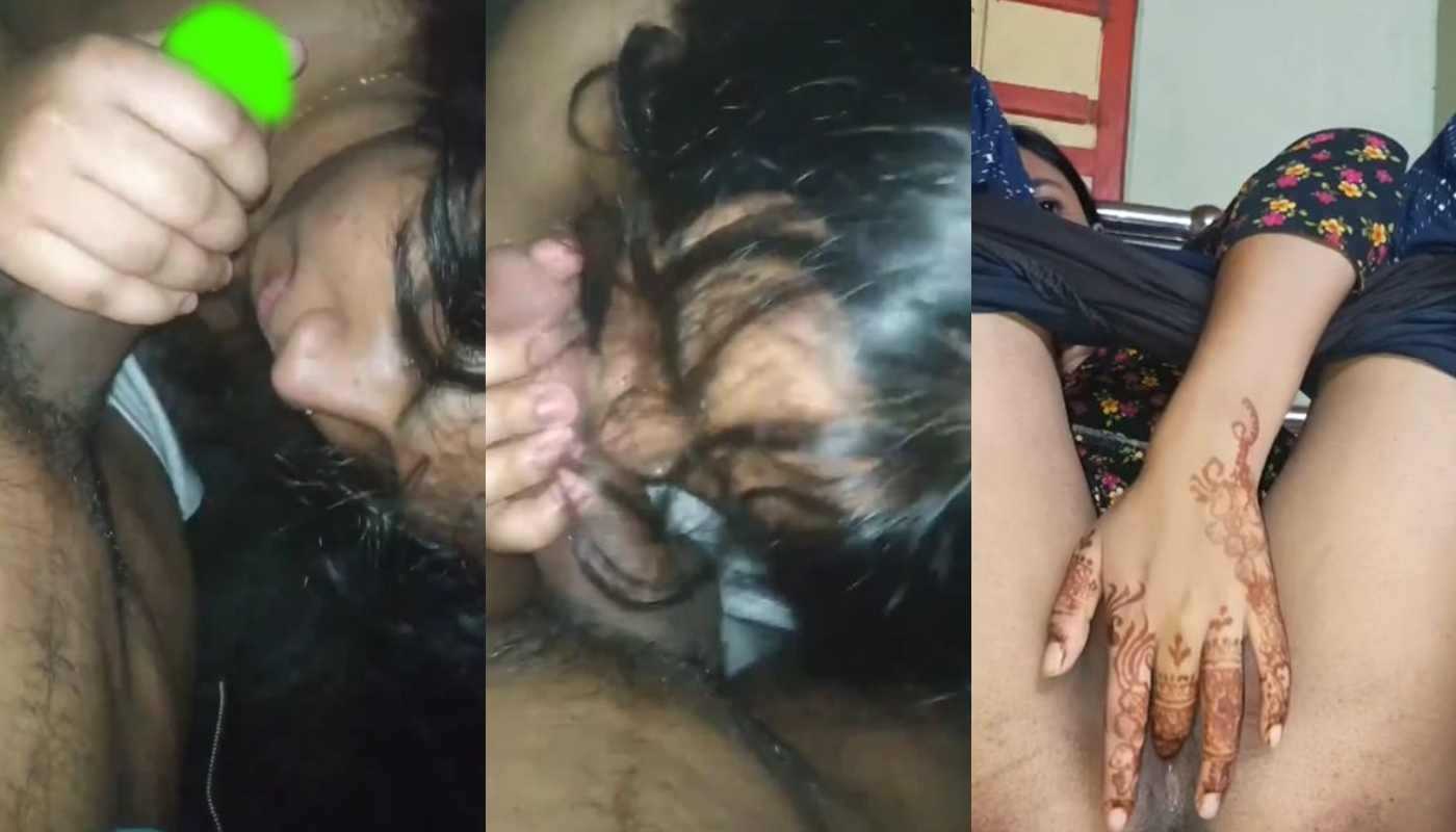 Bangalali Girlfriend Ne BF Ka Mota Lund Chus Aur Balo-bali Chut Pe Ungli Ki 2 Clip