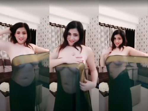 Tango Pinky aka Ursonababu Showing Pink Nipples and Pussy in See-Through Clothes Part 2