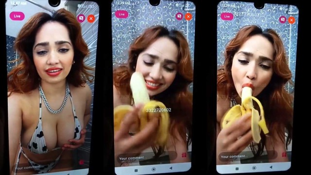 Aditi Mistry Animal Printed Bikini Panty Slip in Banana Blowjob Sexy Live