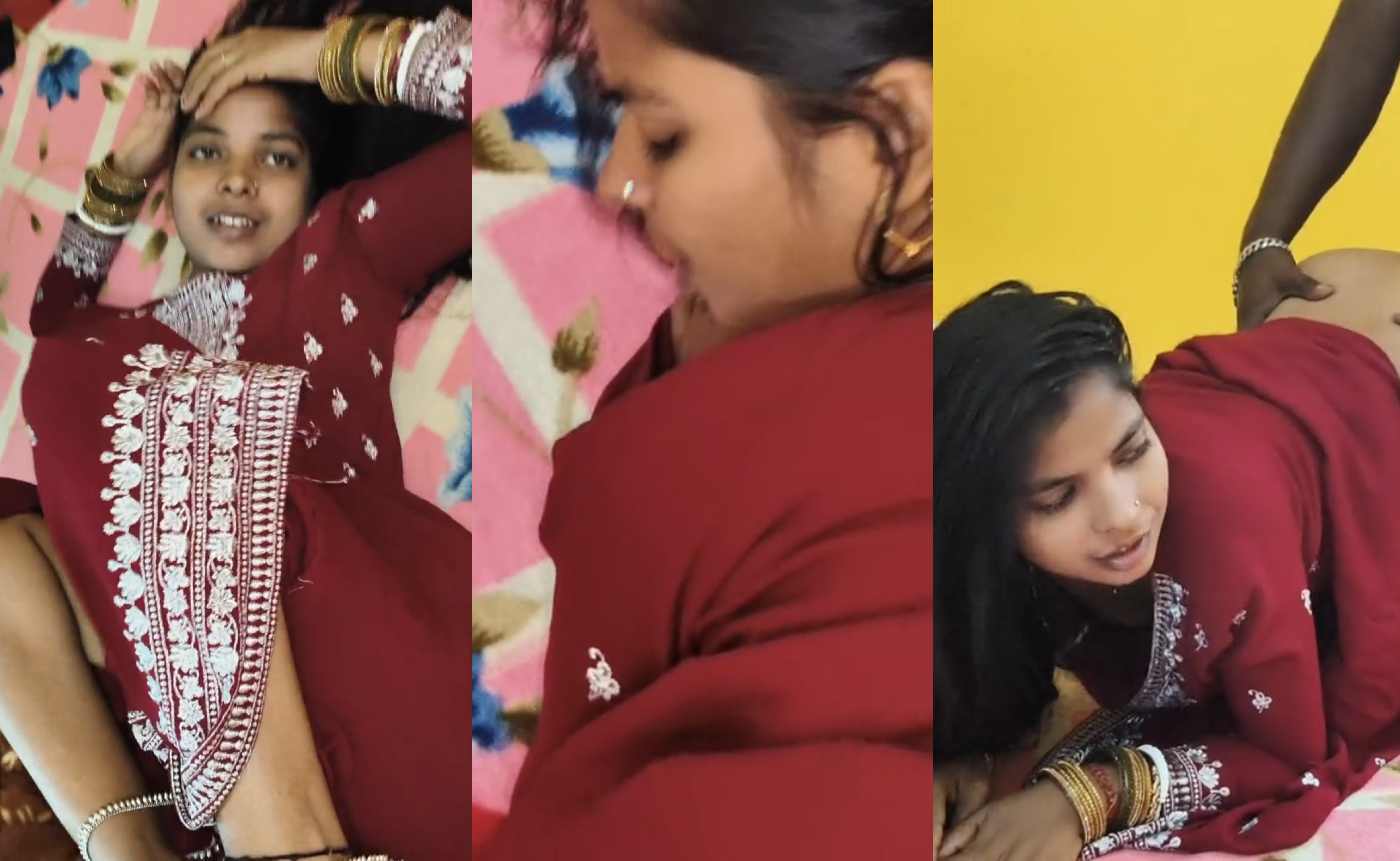 Lal Dress Main Gon ki Biwi Ko Nangi karke Doggy Style Main Dubli Sarir Ki Chudai