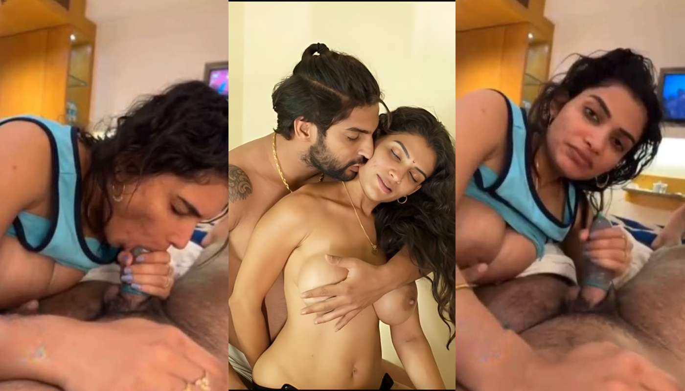 Resmi Nair Giving Blowjob With Condom and Boobs Pressed App Video