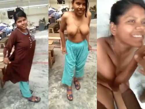 Kapde Ki Factory Me Kam Karti Hui Ladki Ko Choda