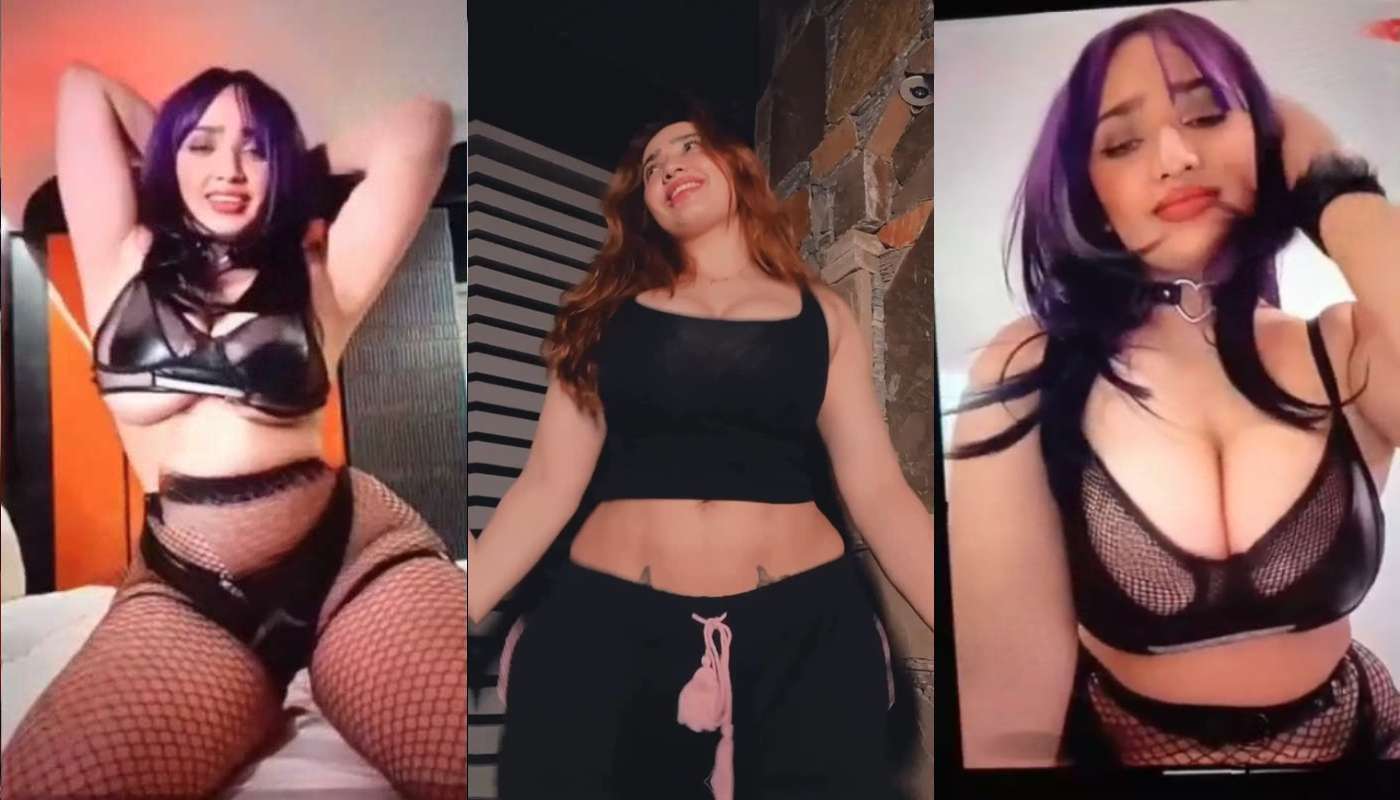 Aditi Mistry Black BDSM Dress Sexy Nude App Live P02